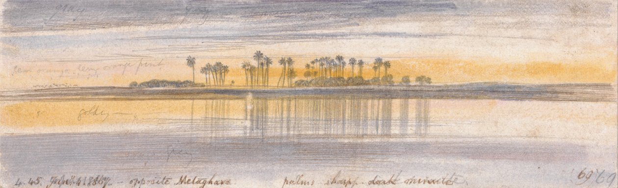 Em frente a Melaghara de Edward Lear