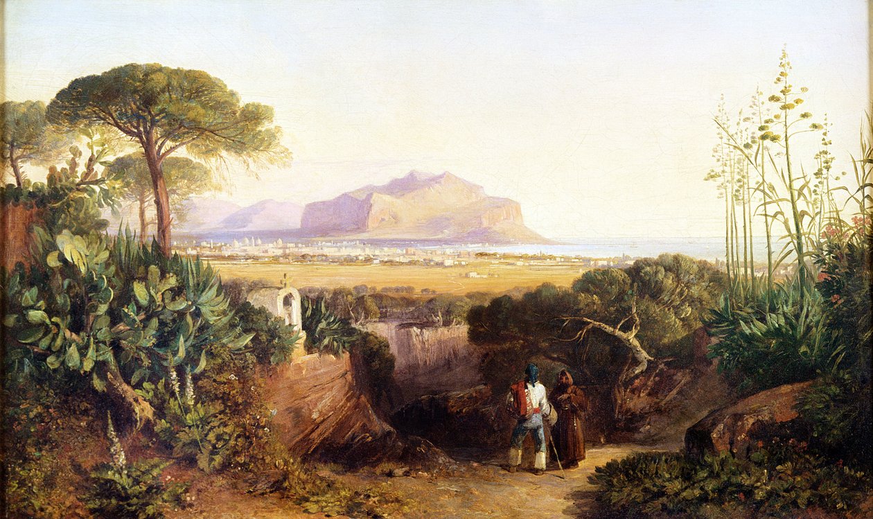 Palermo, Sicília, 1847 de Edward Lear