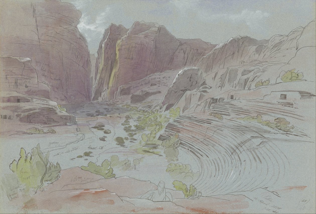Petra, 14 de abril de 1858 de Edward Lear
