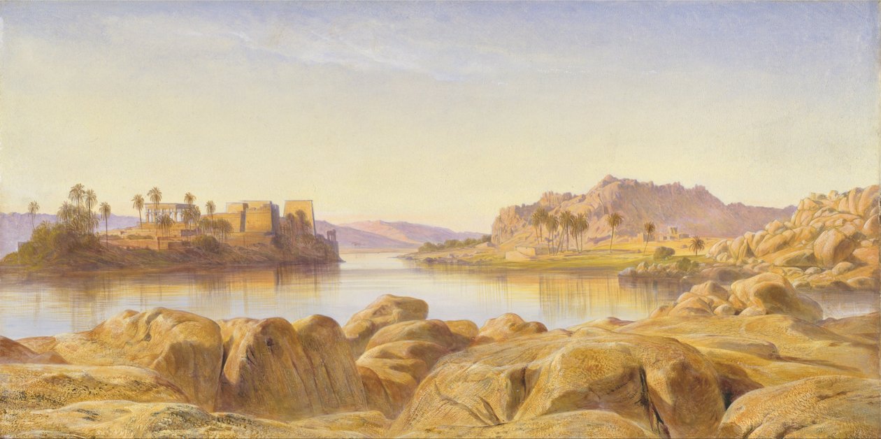 Philae, Egito de Edward Lear