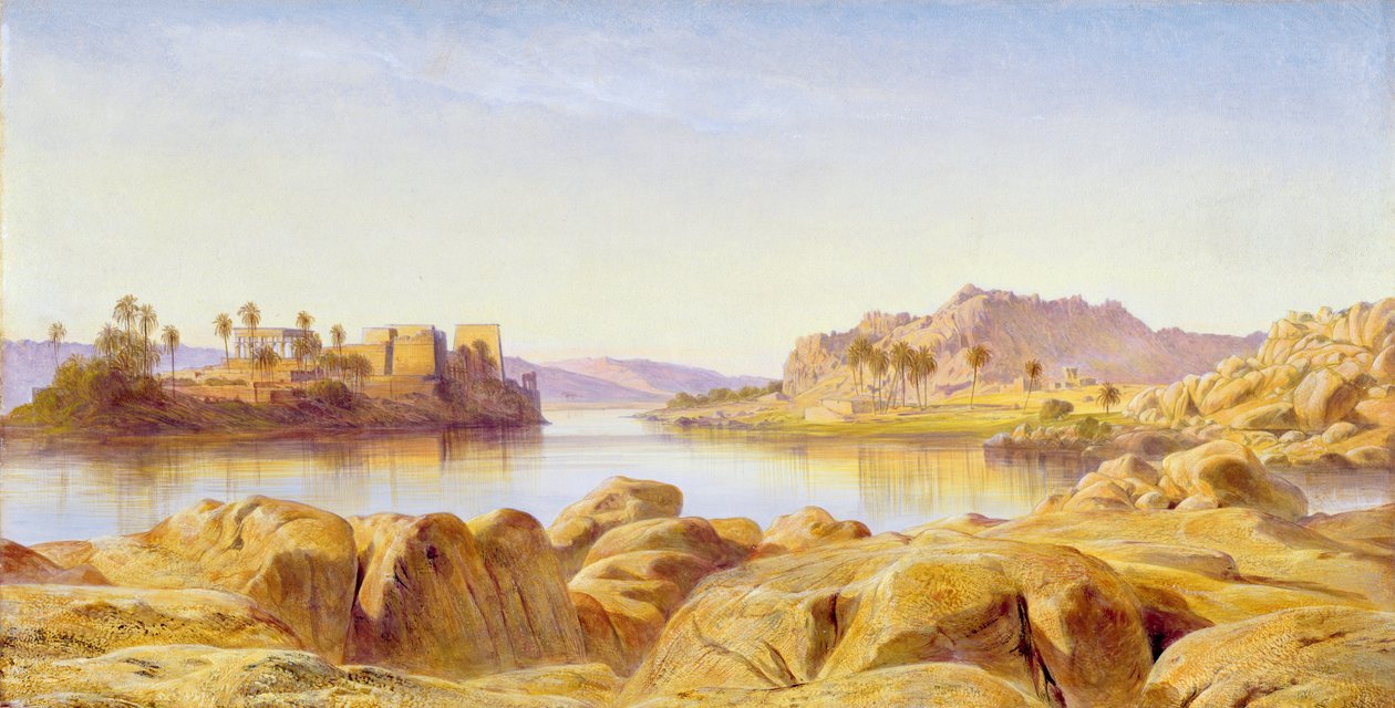 Philae, Egito, 1863 de Edward Lear