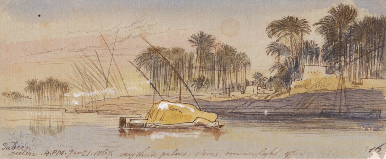 Tabeen Berlin, 16:00, 1 de janeiro de 1867 (16) de Edward Lear