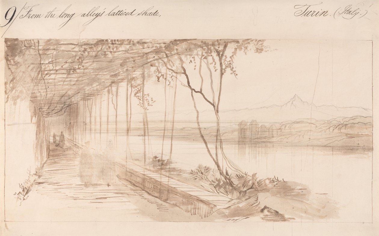 Turim, Itália de Edward Lear