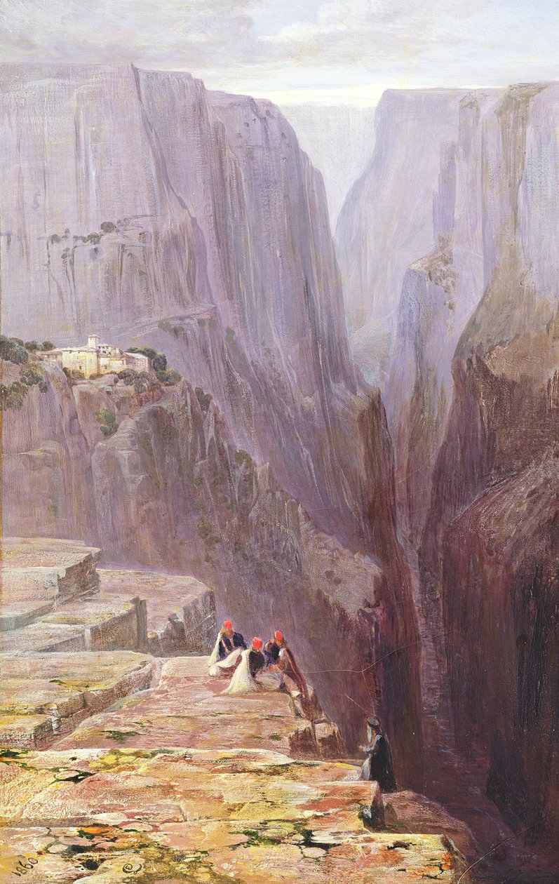 Zagori, Grécia, 1860 de Edward Lear
