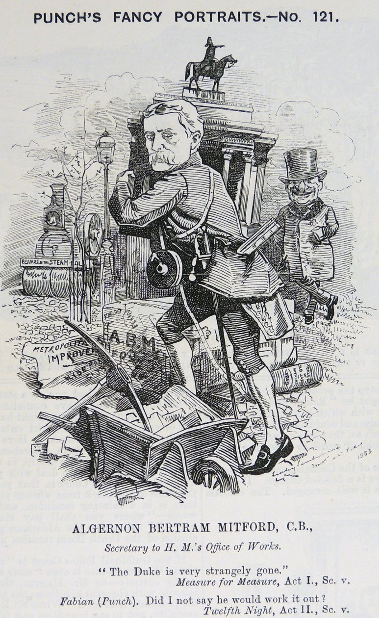 Algermon Bertram Mitford, 1883 de Edward Linley Sambourne