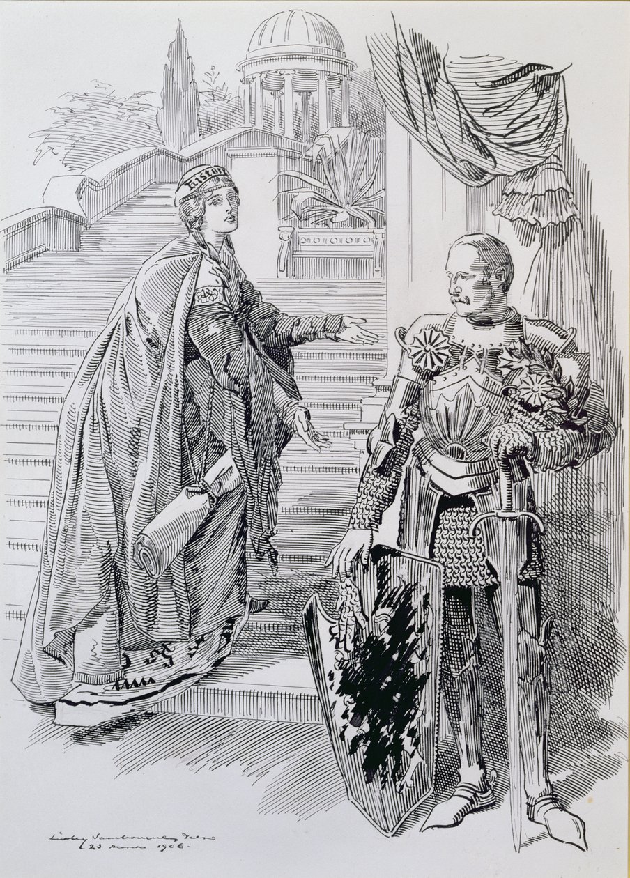 The Stain of Censure, de &39;Punch&39;, 1906 de Edward Linley Sambourne