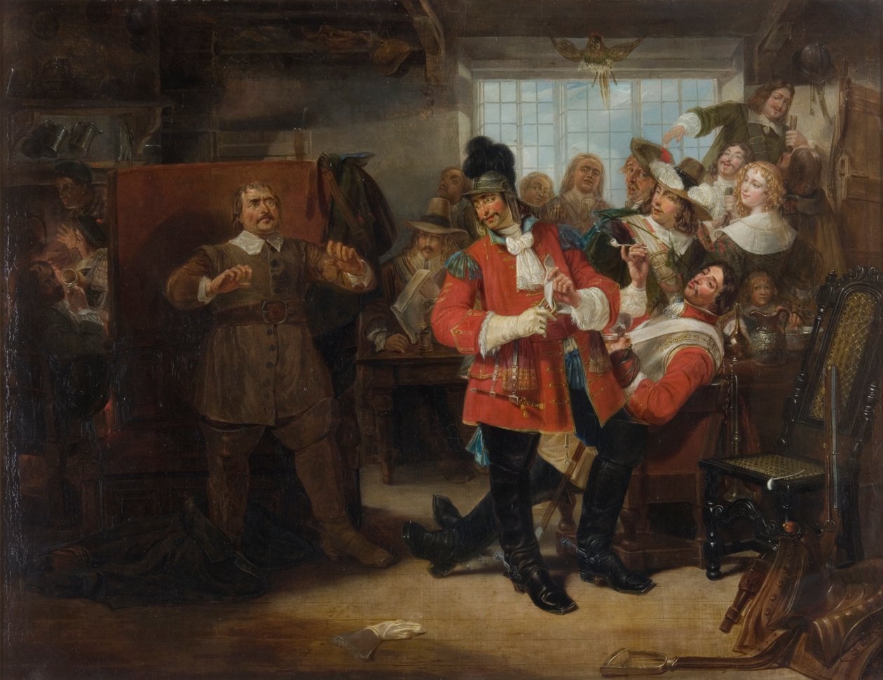 Sargento Bothwell desafiando Balfour de Edward Matthew Ward