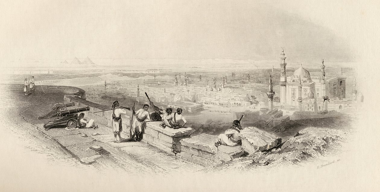 Cairo e o vale do Nilo, Egito de Edward Paxman Brandard