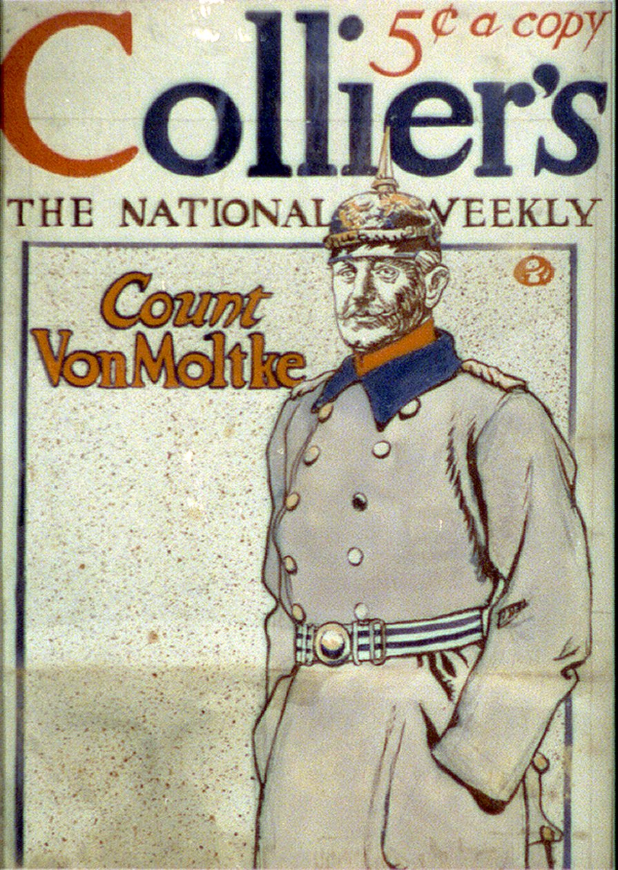 Conde von Moltke, capa da revista Collier, 1917 de Edward Penfield