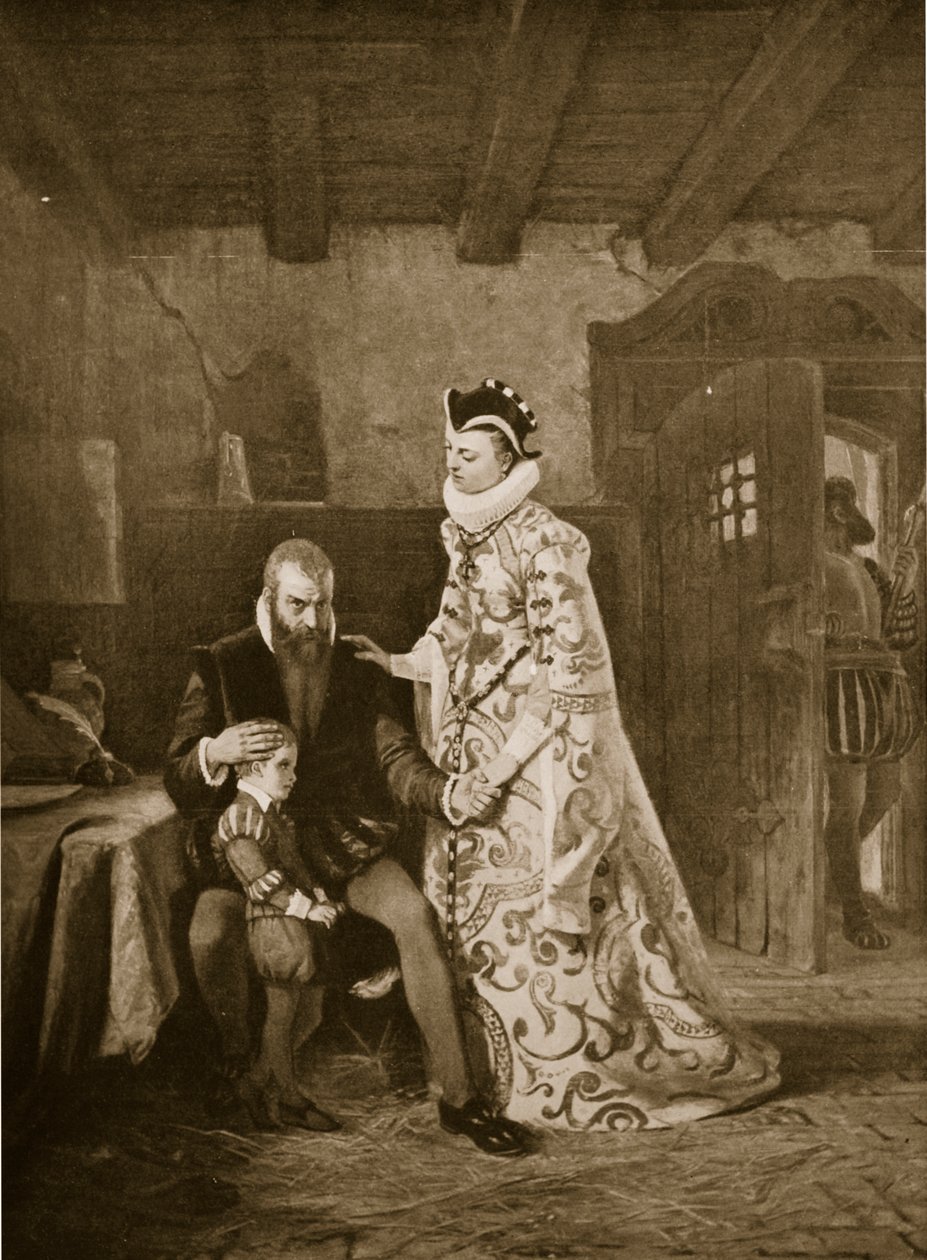 Karin Mansdatter visita Erik XIV na prisão de Edward Perseus
