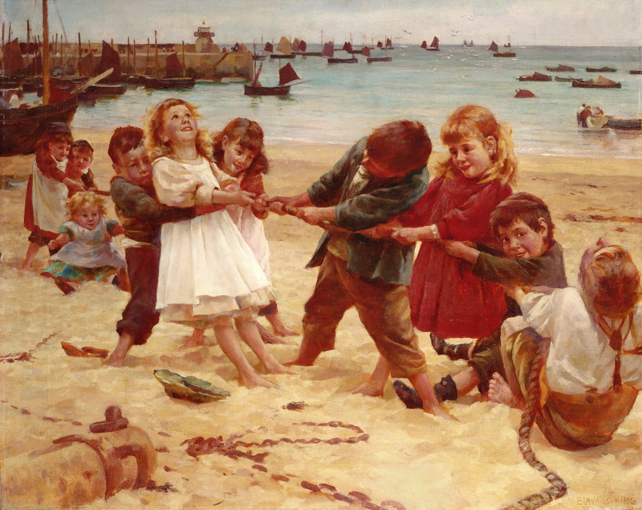 Cabo de Guerra, 1891 de Edward R. King