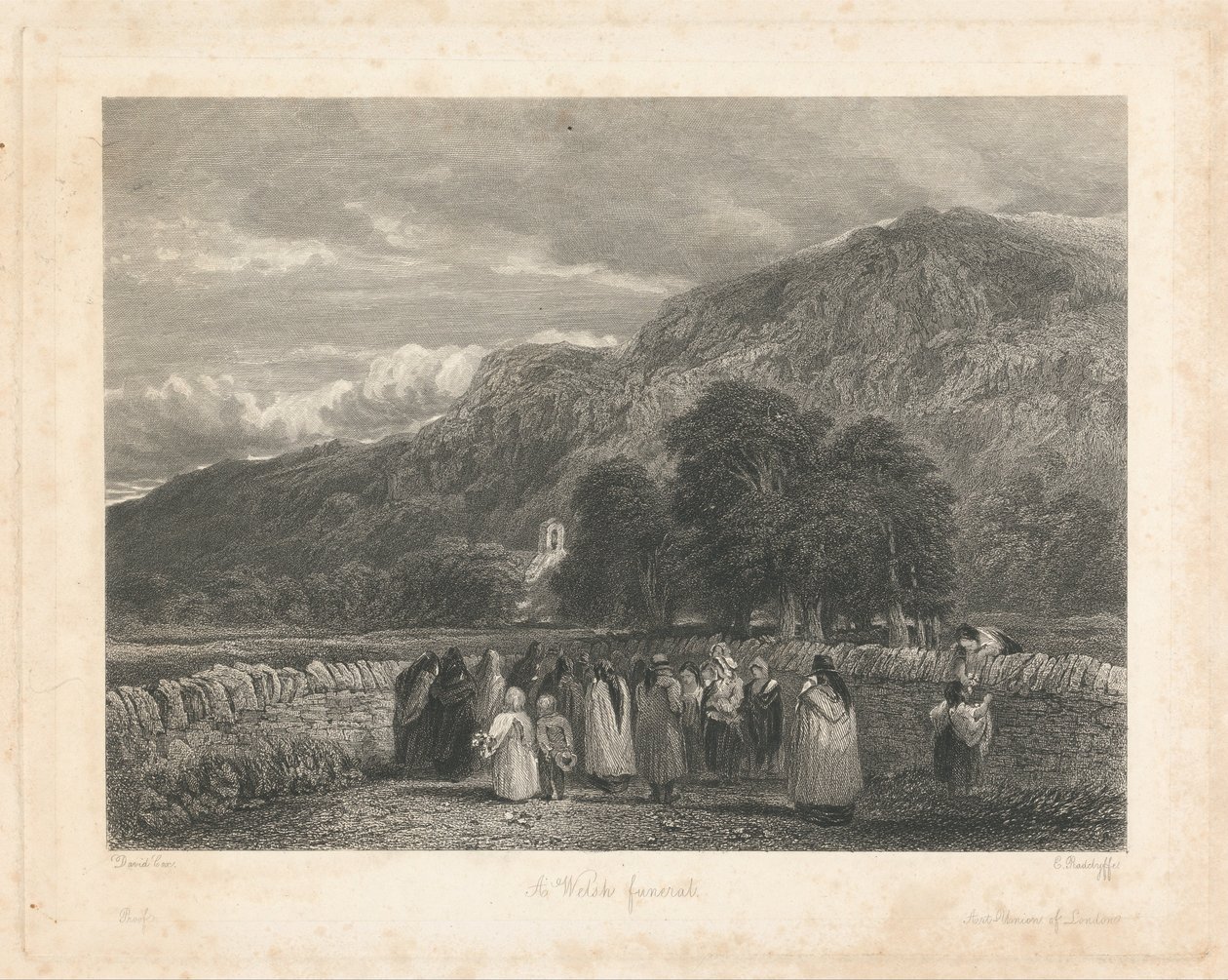Um funeral galês de Edward Radclyffe