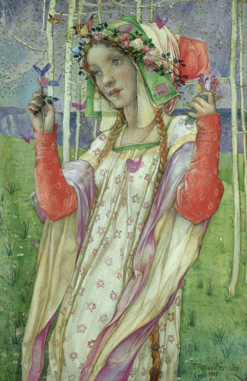 Terra das fadas, 1906 de Edward Reginald Frampton