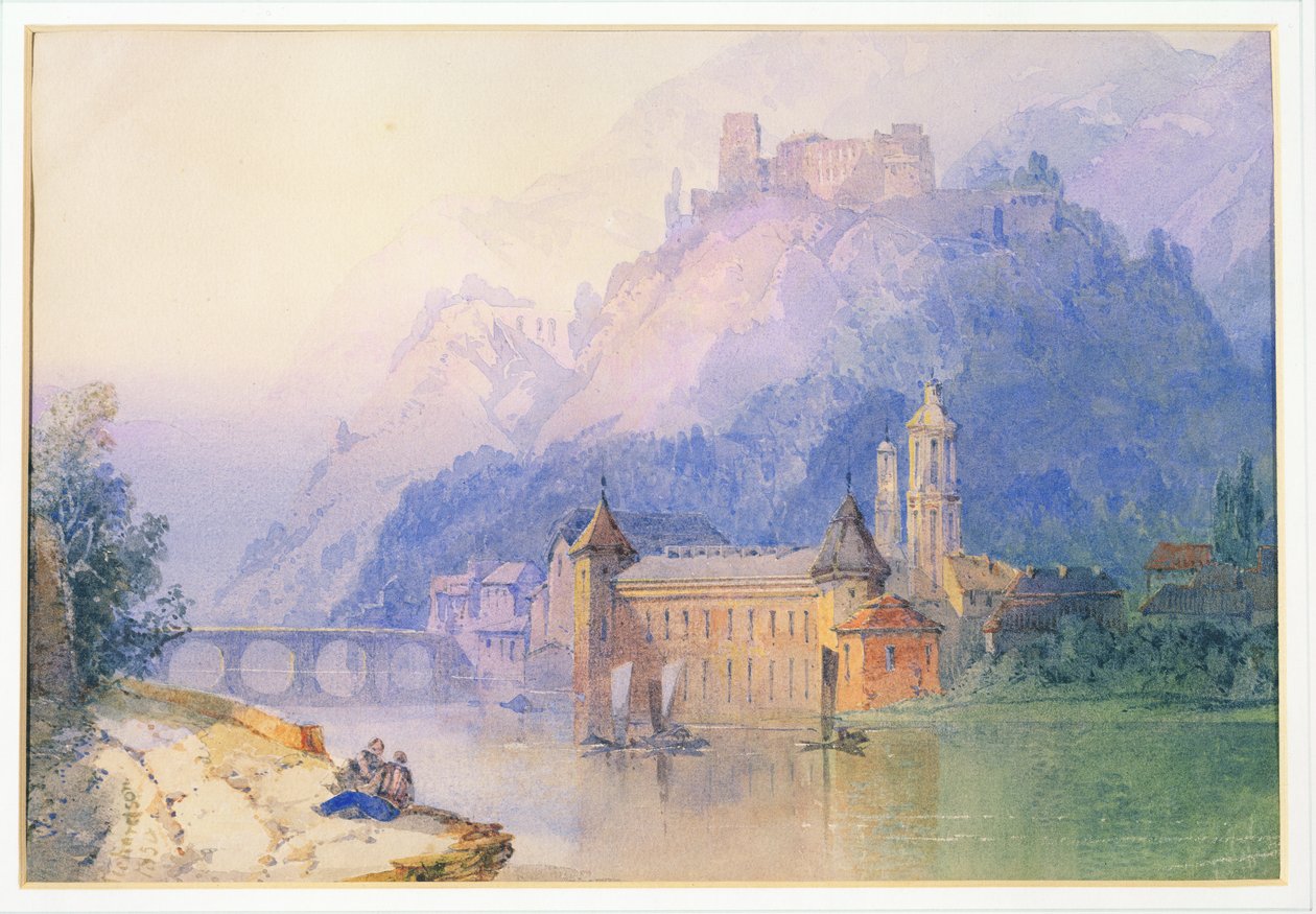 Vista no Reno, 1850 de Edward Richardson
