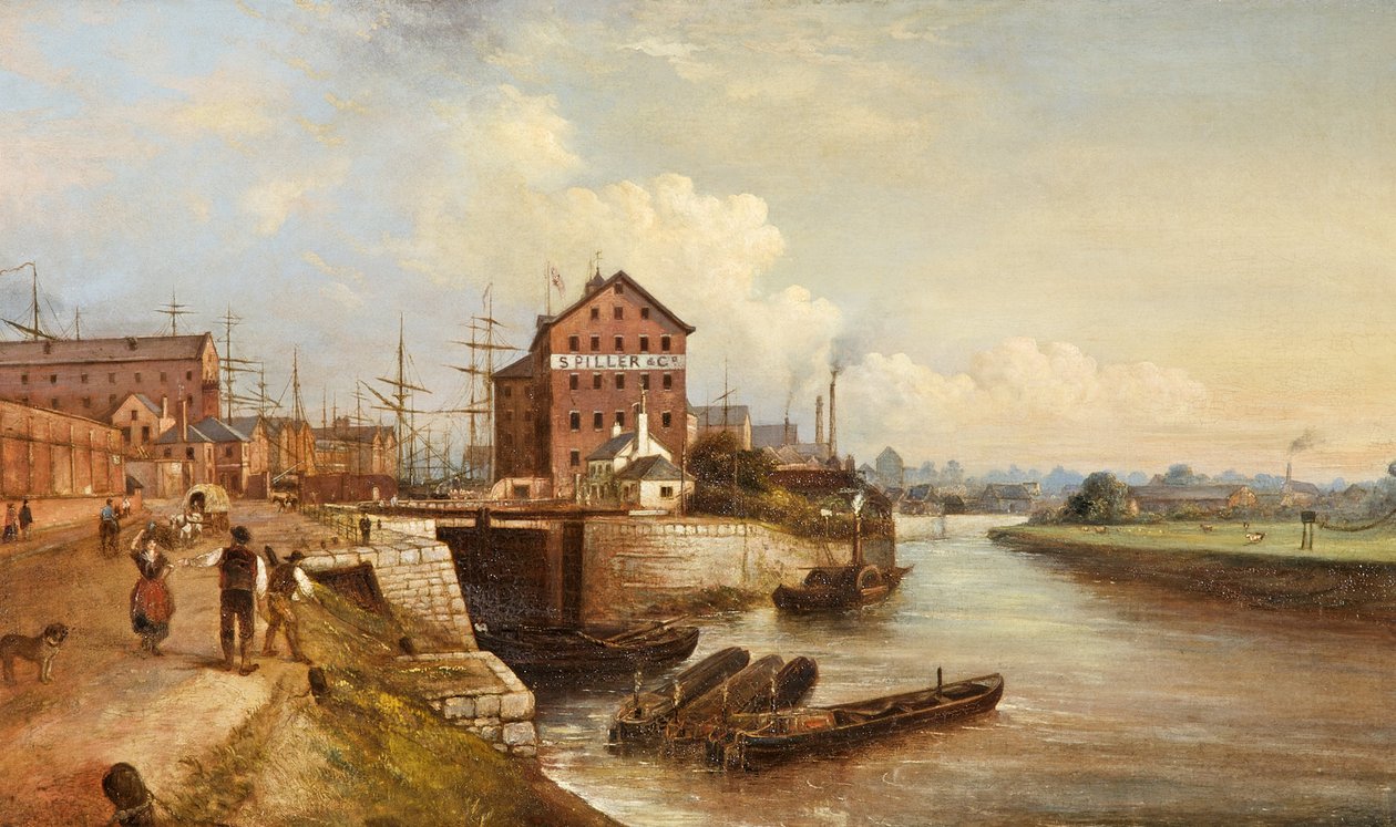 Gloucester Quay and Docks, 1890 de Edward Smith