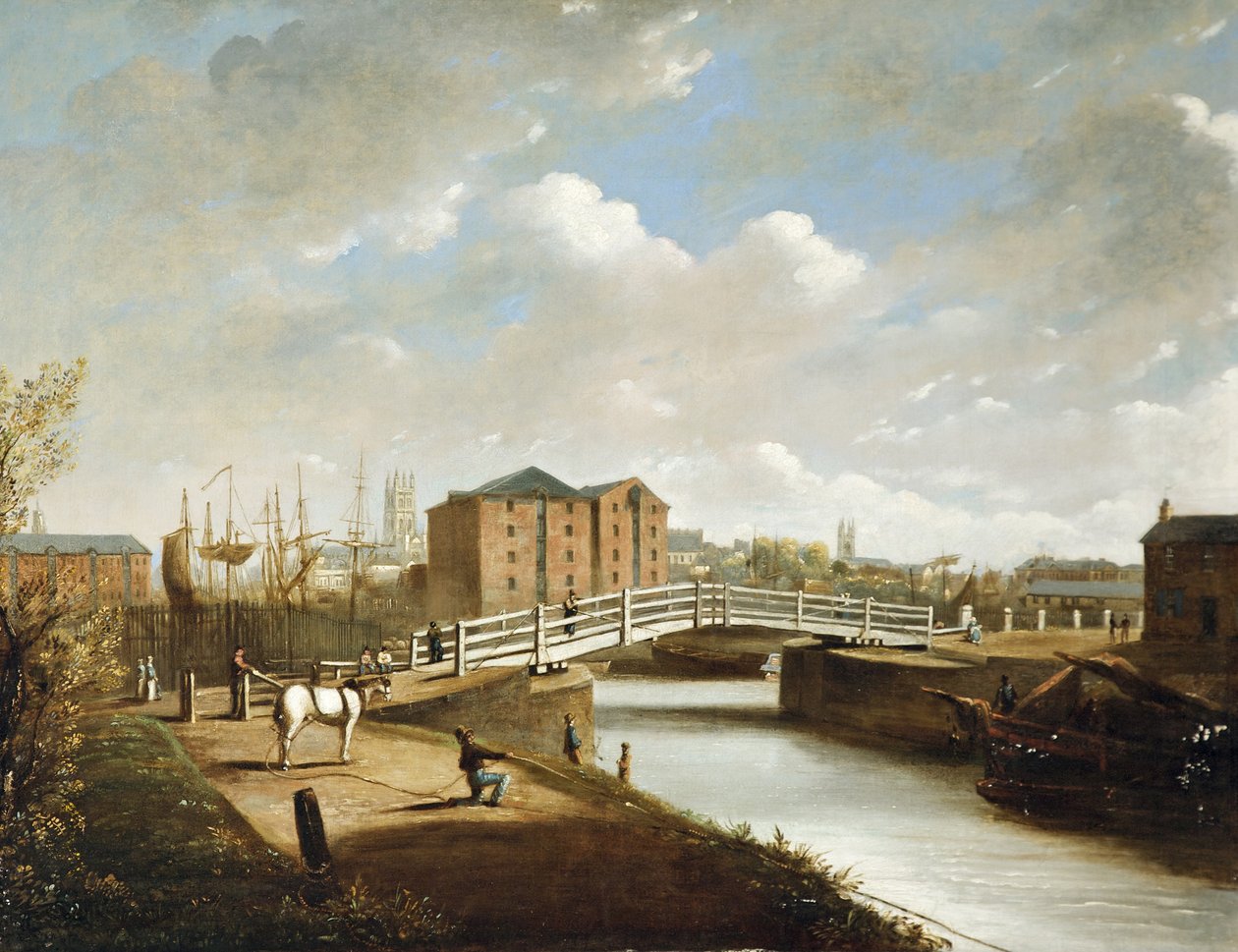 Llanthony Bridge, docas de Gloucester de Edward Smith