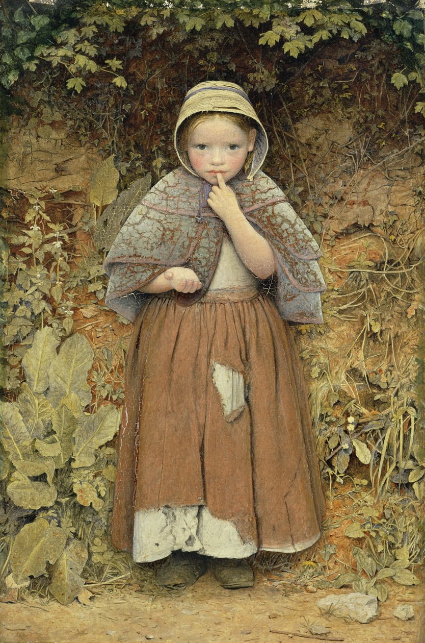 Um mendigo no caminho, 1856 de Edward Thompson Davis