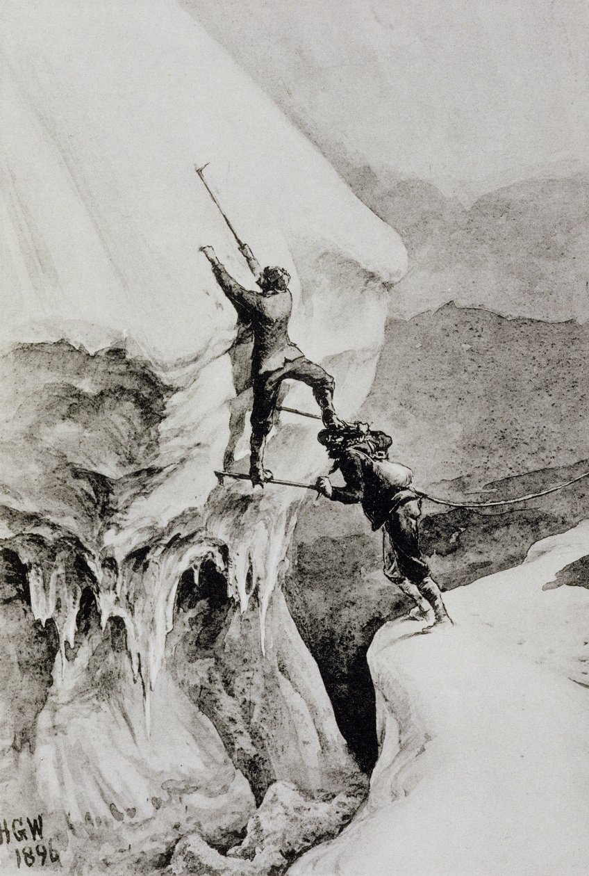 É possível, de "Scrambles Amongst the Alps", de Edward Whymper, publicado em 1871 de Edward Whymper