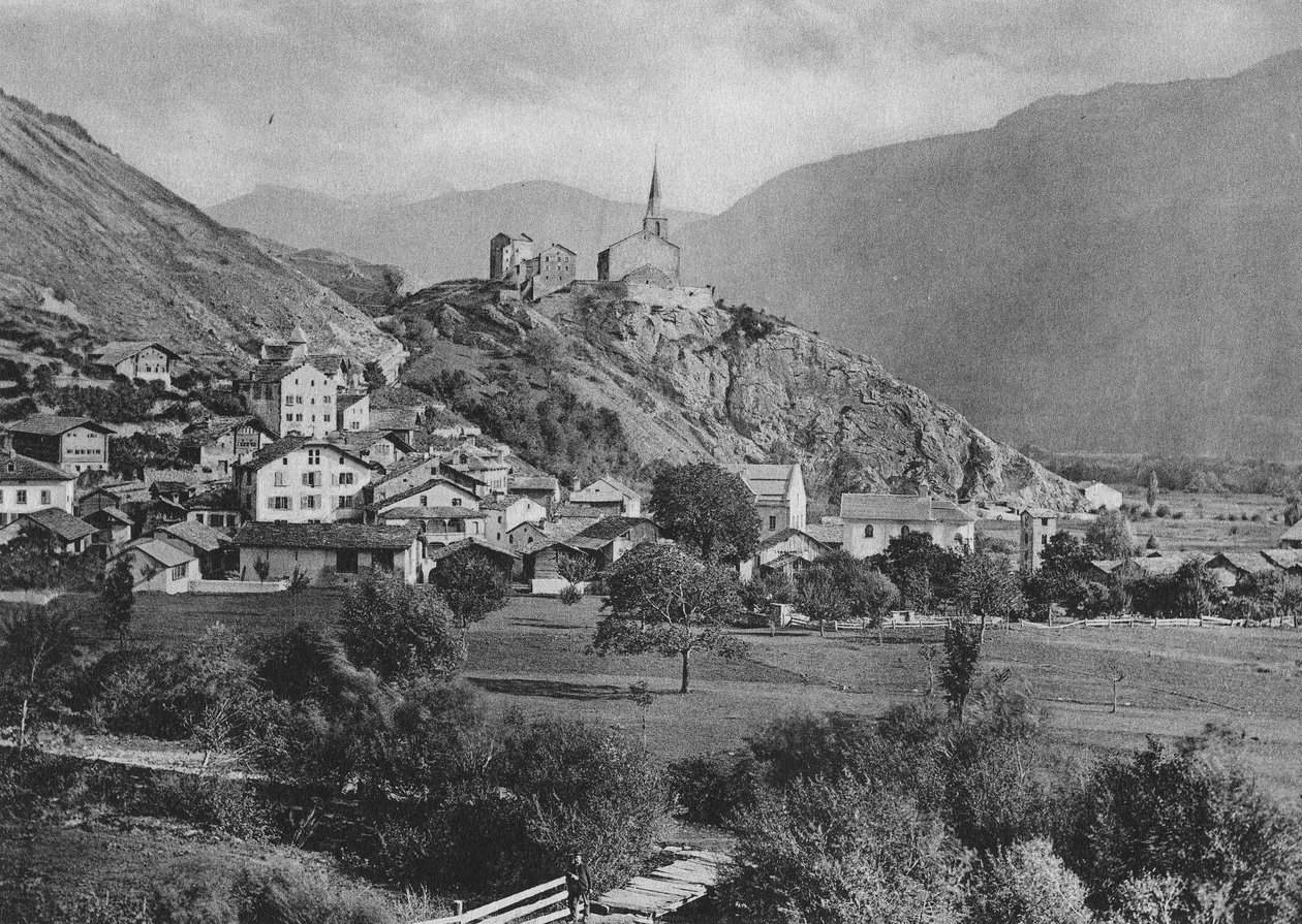 Raron im Wallis de Edward Whymper