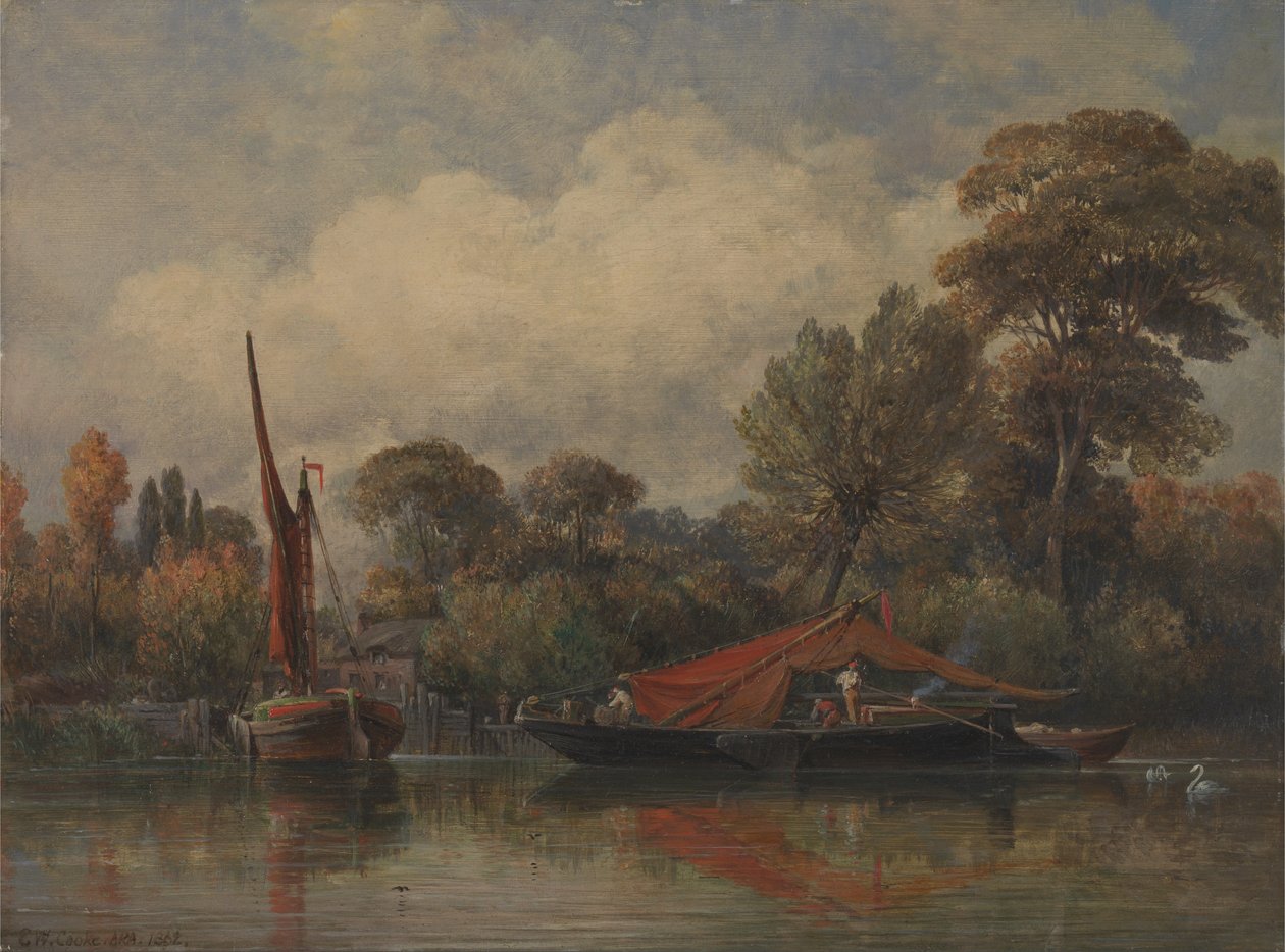Em frente à minha casa no Barnes de Edward William Cooke