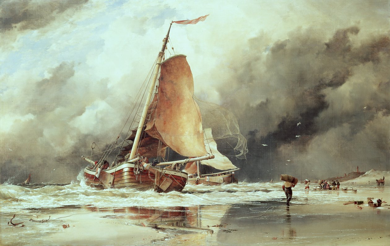 Seascape de Edward William Cooke