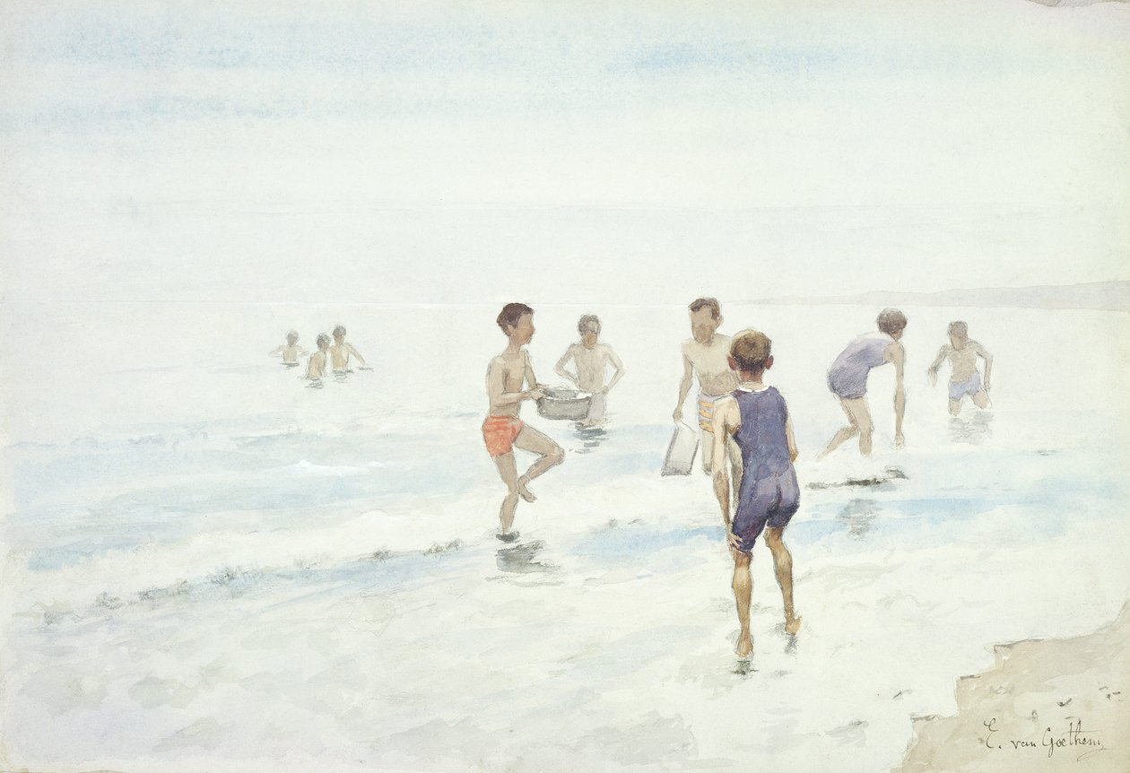 Os banhistas de Edward van Goethem