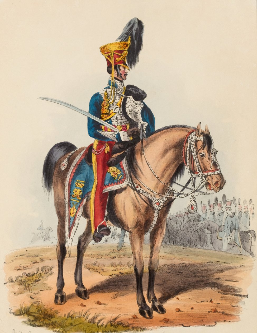 15º Hussardos, Oficial em Ordem de Revisão de Edward (after) Hull
