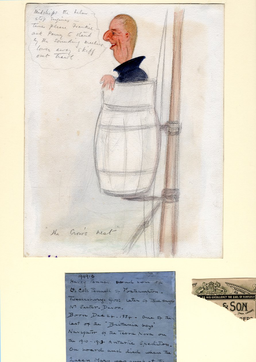 Henry Pennell, 1910-12 (wc e lápis sobre papel) de Edward Adrian Wilson