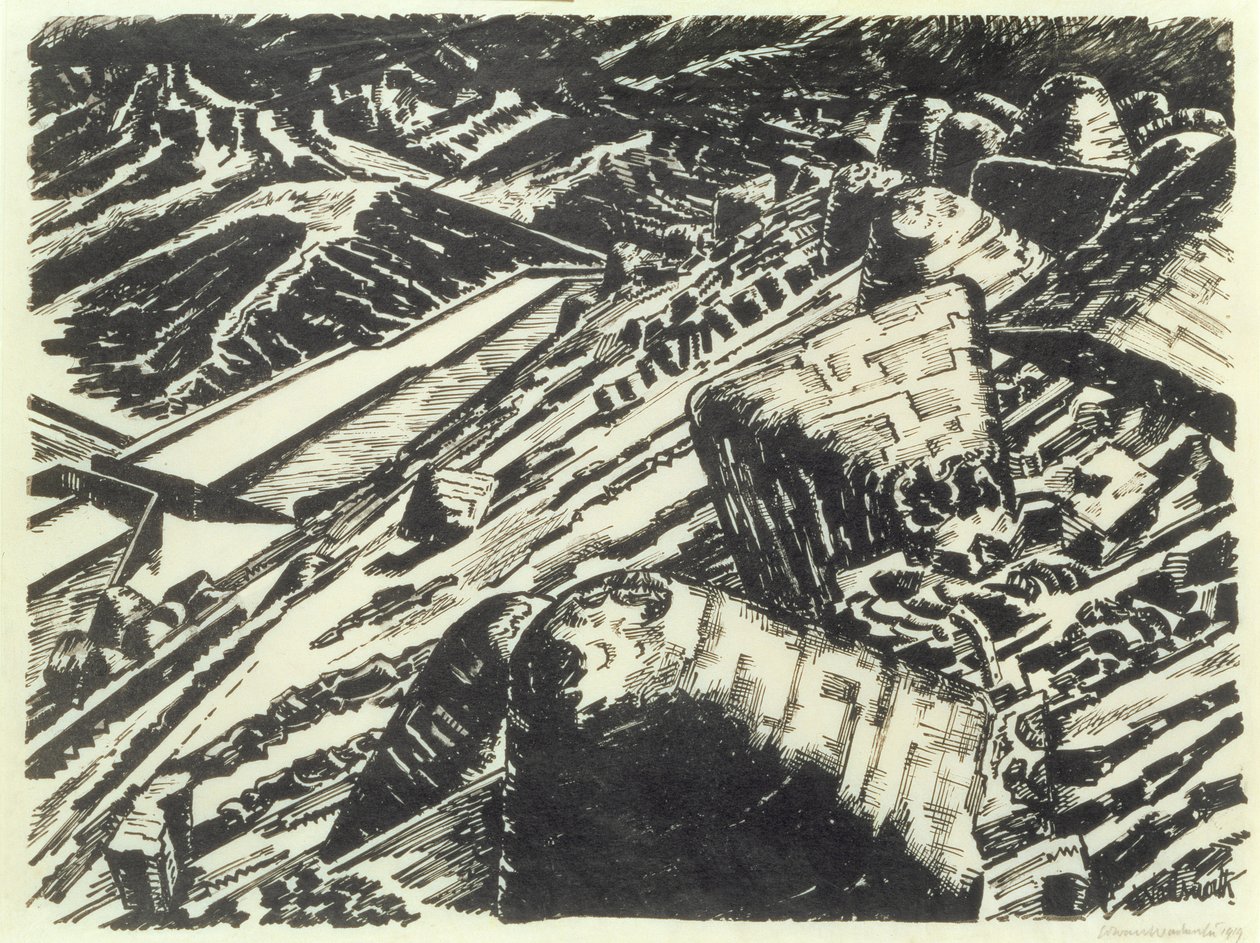 Escória de Concha, Colina Velha de Edward Alexander Wadsworth