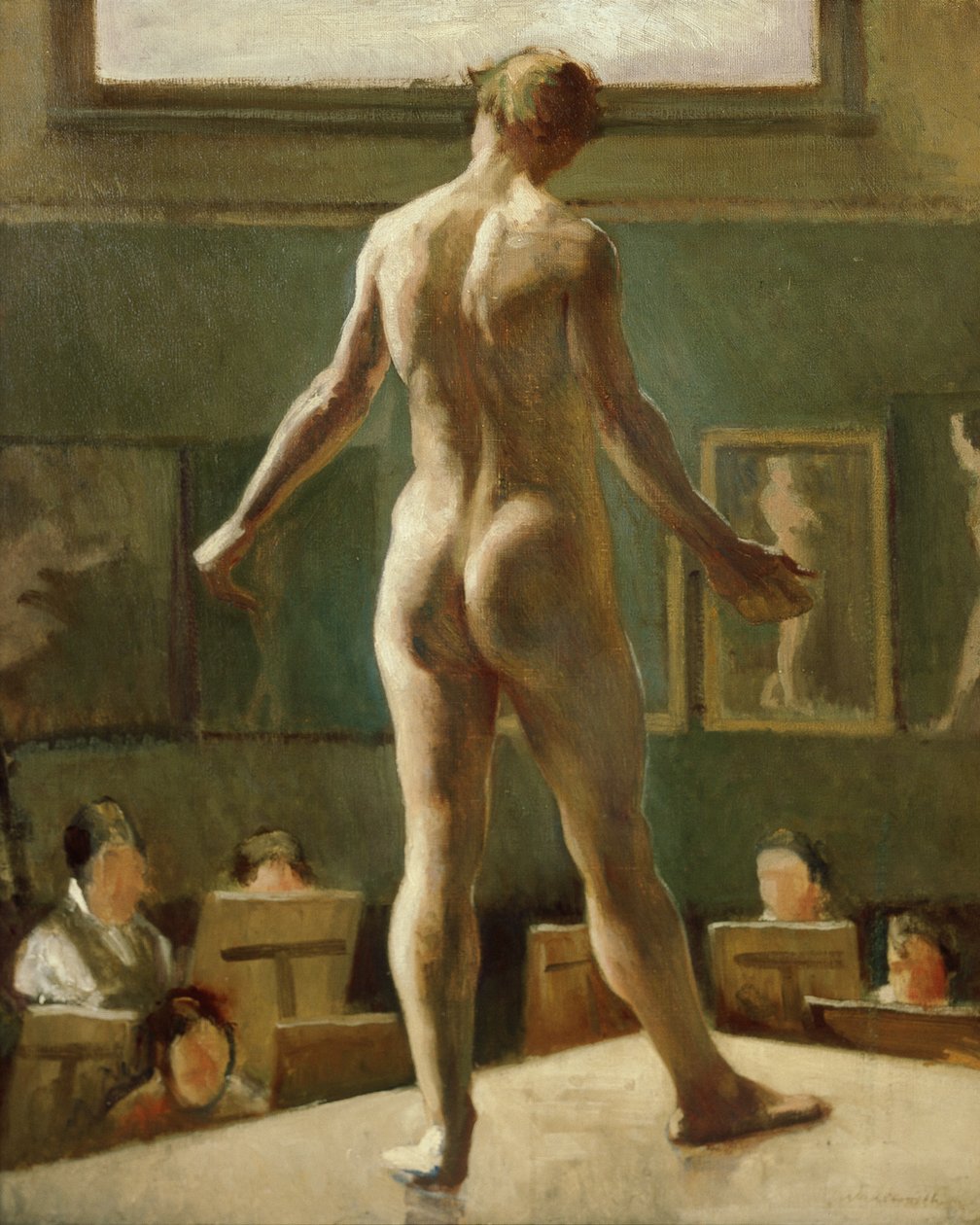 Figura masculina em pé de Edward Alexander Wadsworth