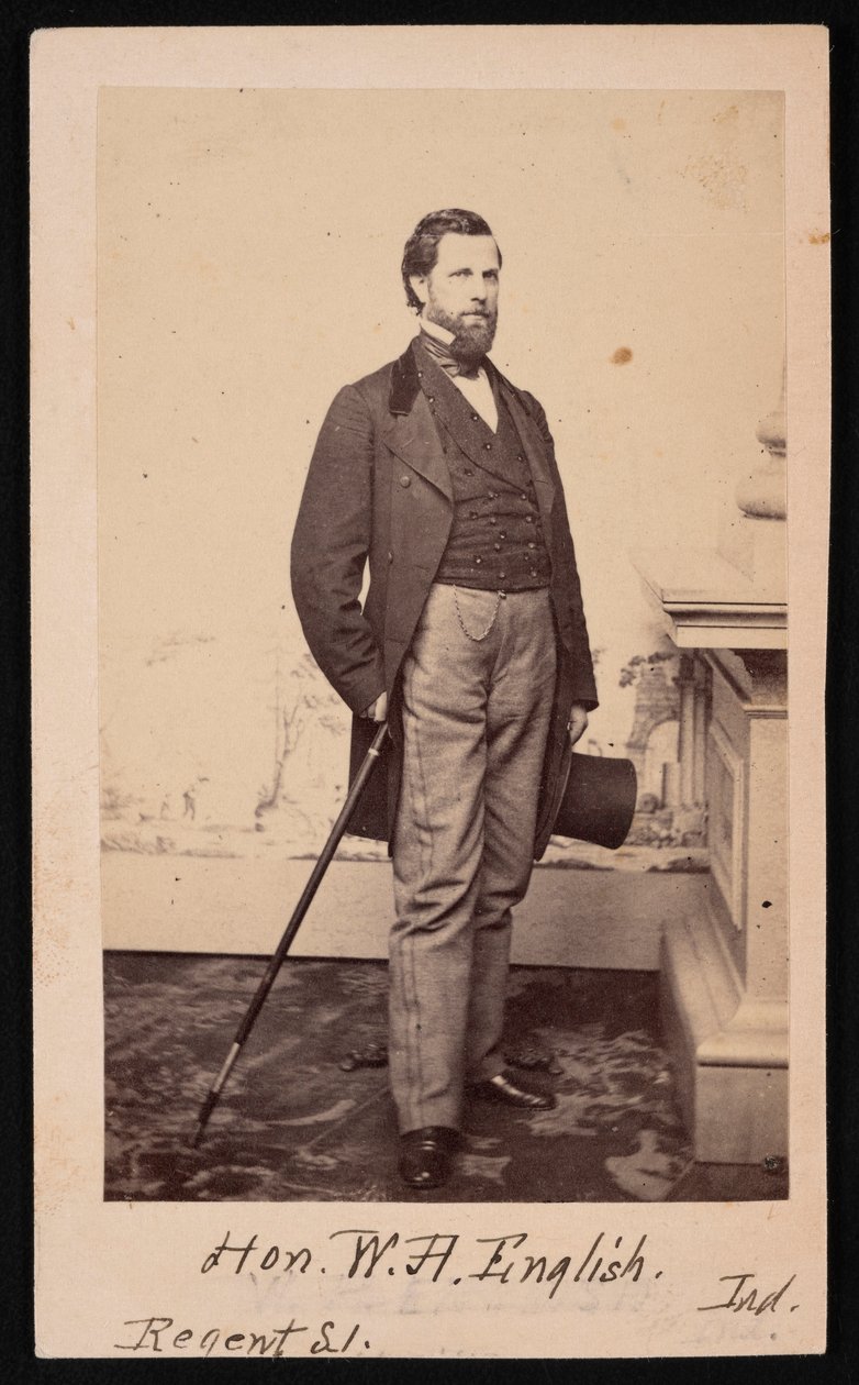 Retrato de William Hayden Inglês 1822-1896, Antes de 1896. de Edward Anthony