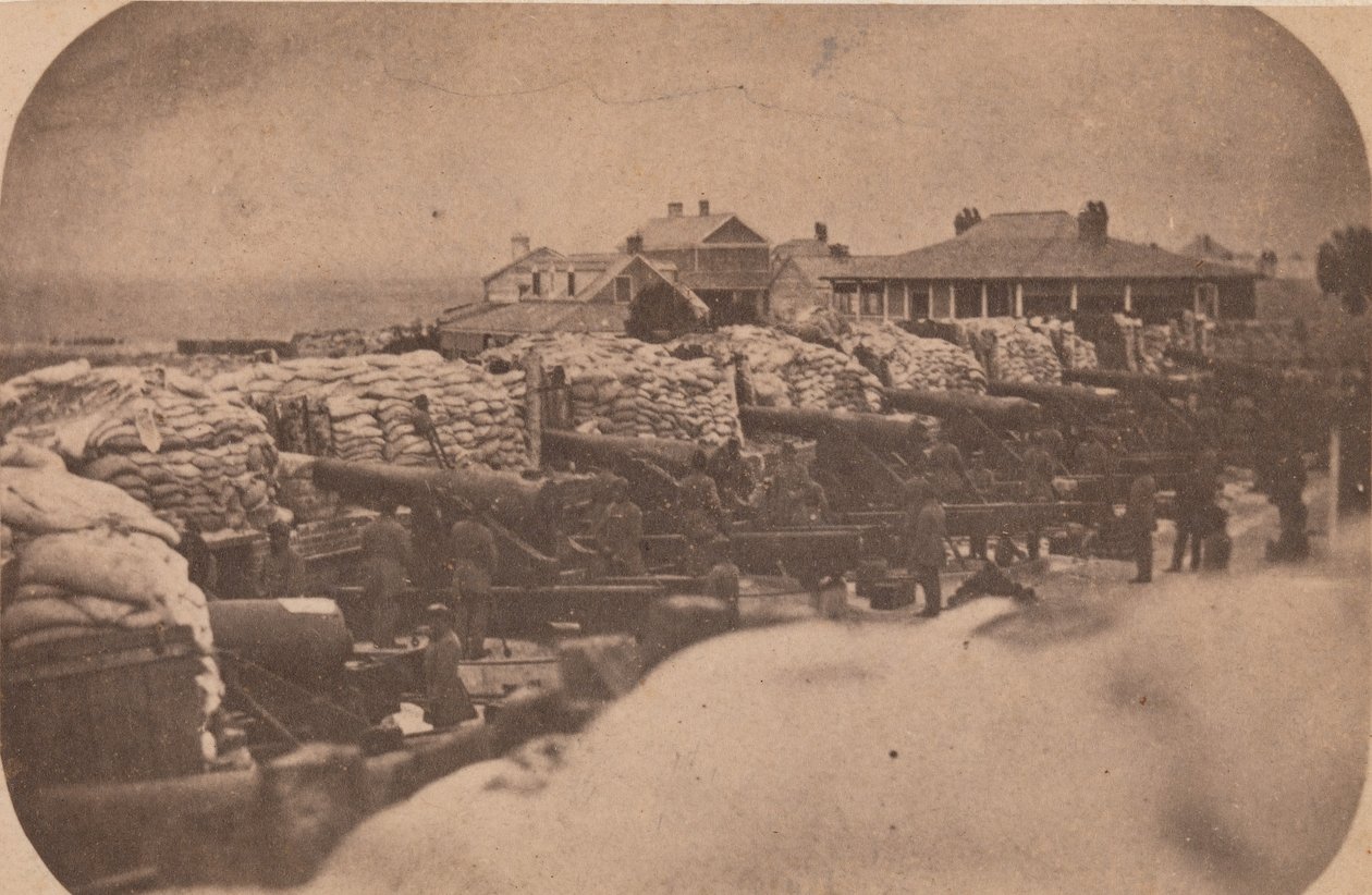 A evacuação de Fort Sumter, abril de 1861, abril de 1861. de Edward Anthony