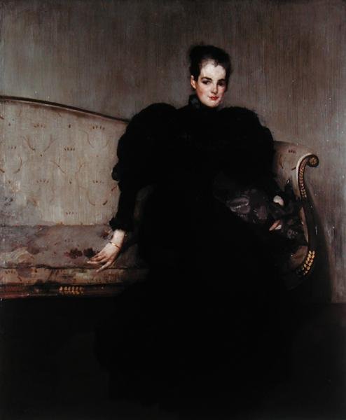 Sra. Helen Walton (óleo sobre tela) de Edward Arthur Walton