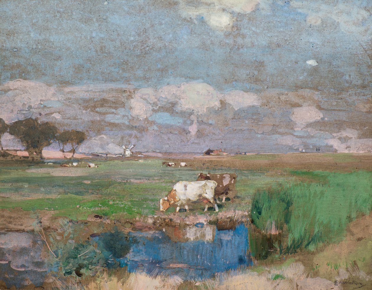 Pastagens Suffolk de Edward Arthur Walton