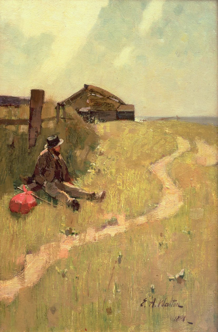O viajante, 1881 de Edward Arthur Walton