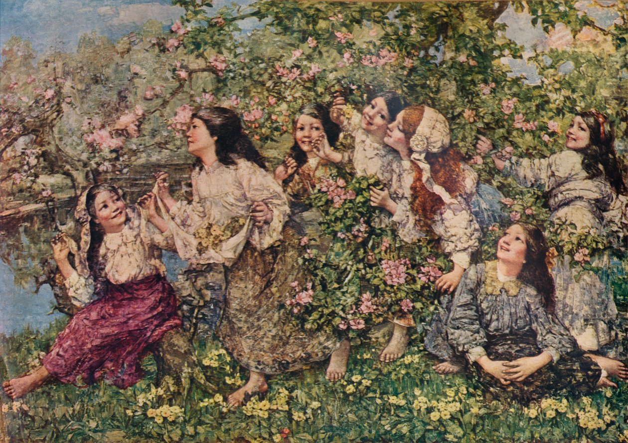 A Roundelay Primavera, 1910 1935 de Edward Atkinson Hornel