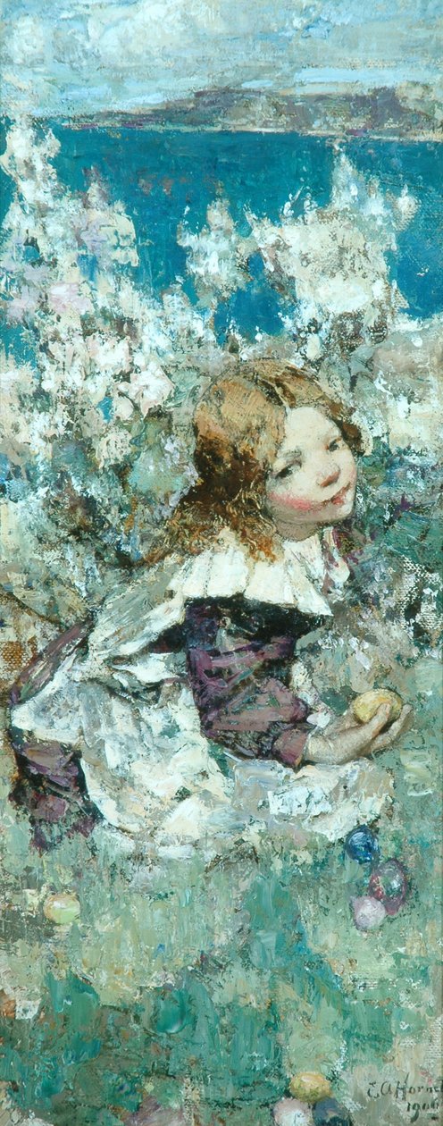A criança na Primavera de Edward Atkinson Hornel