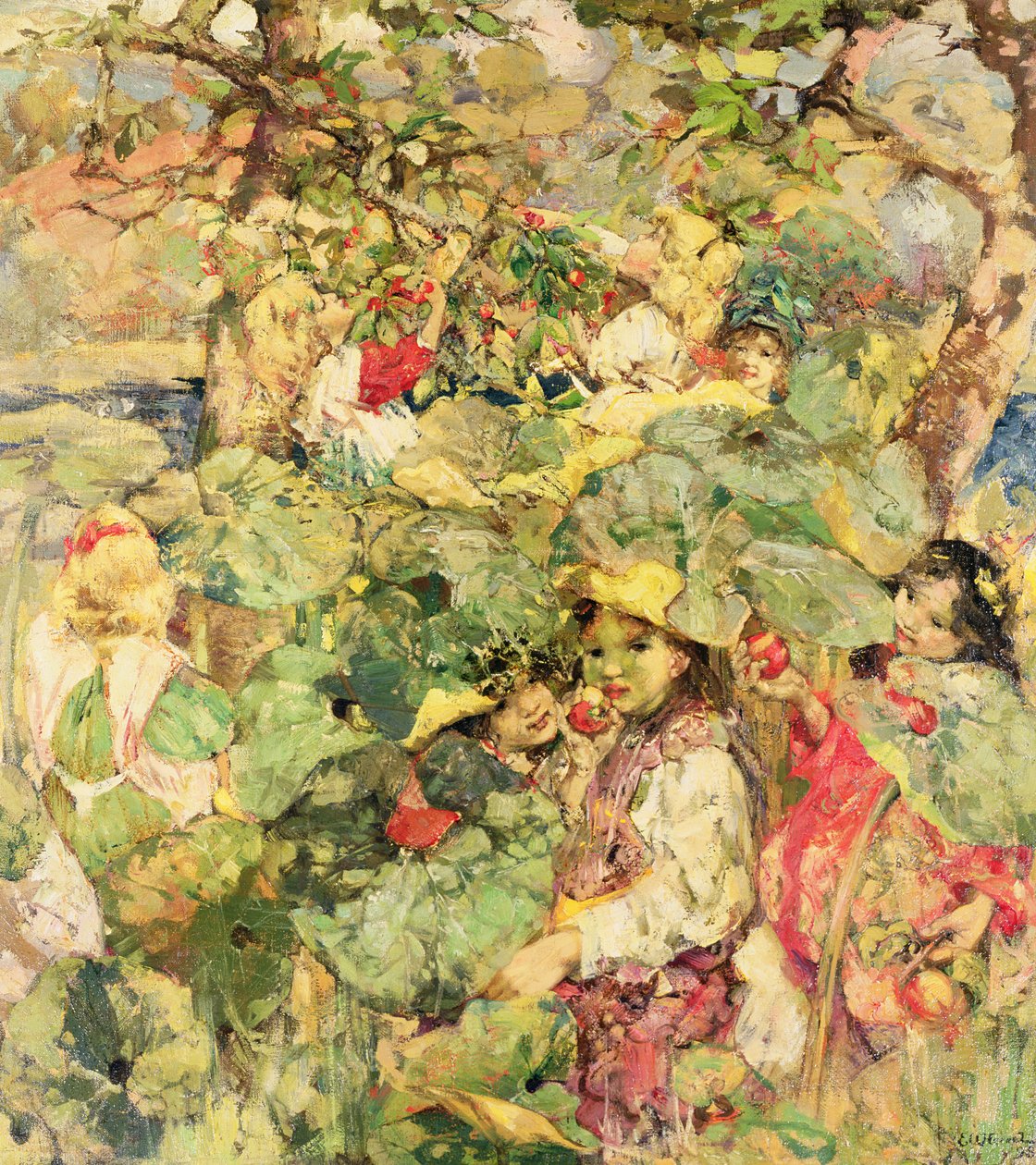 No Pomar de Edward Atkinson Hornel