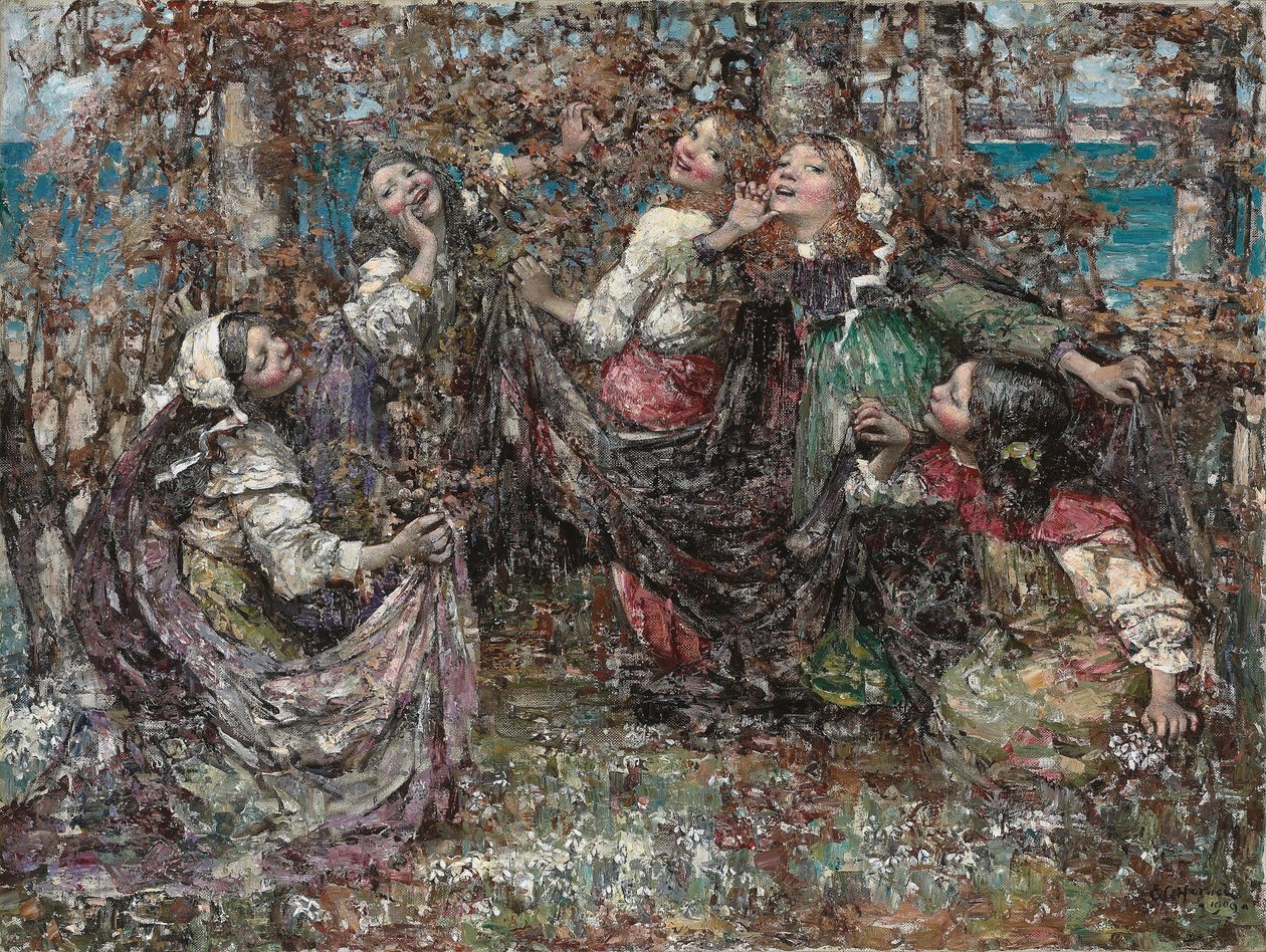 Ring-a-Ring-a-Roses de Edward Atkinson Hornel
