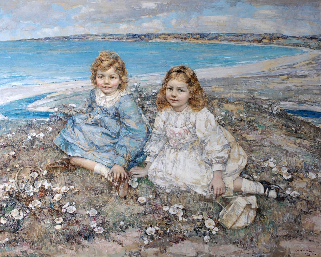 As Filhas de Bertram F. Roberts de Edward Atkinson Hornel
