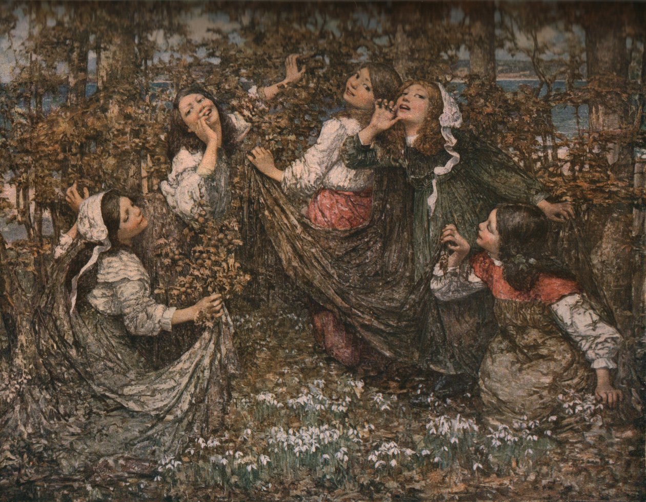 O Despertar da Terra, 1909, c1930. de Edward Atkinson Hornel