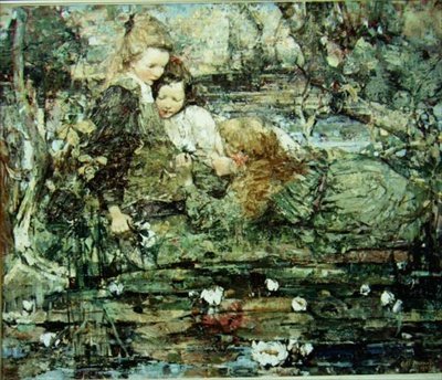 O Lírio de Lily Pond de Edward Atkinson Hornel