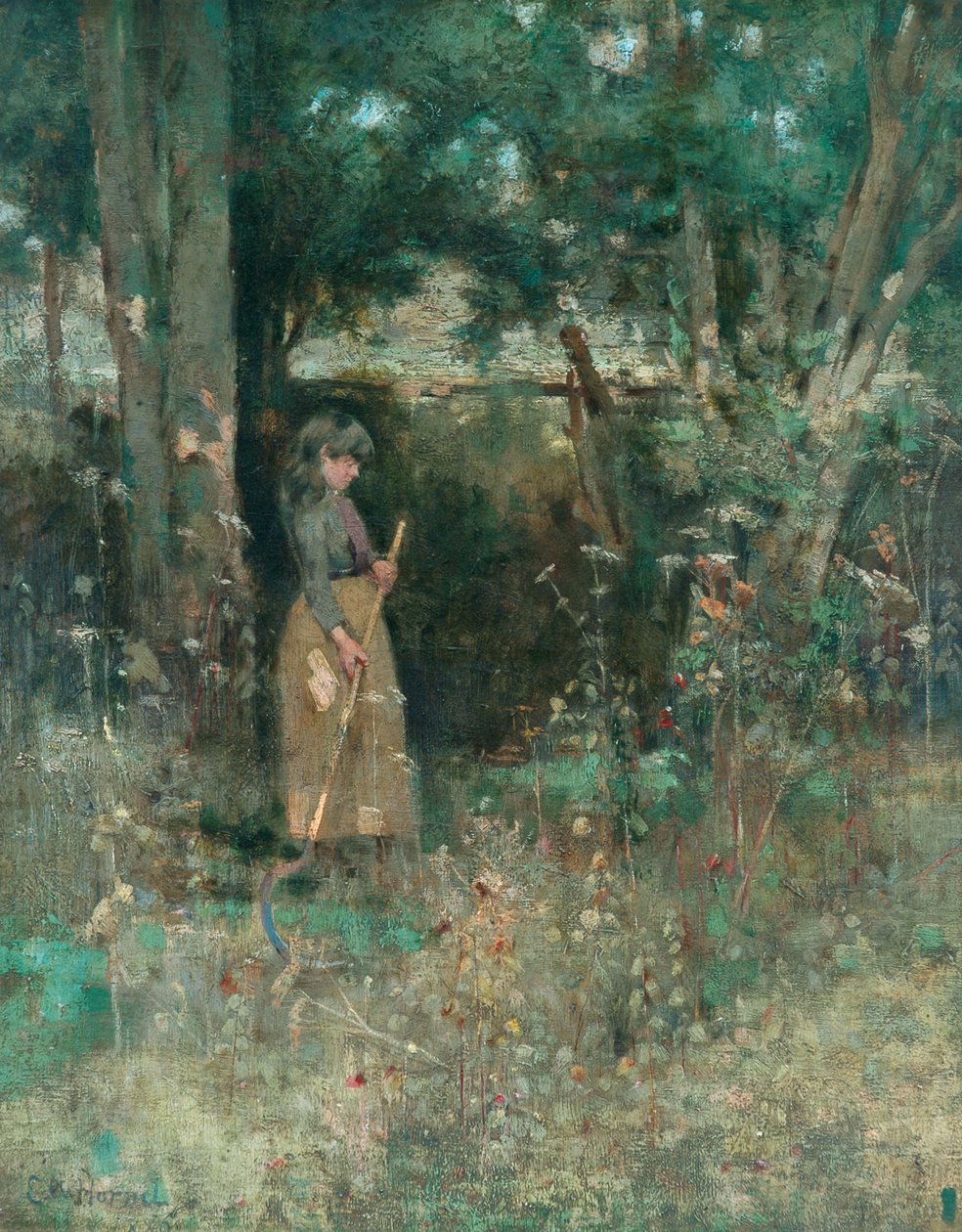 O Lenhador de Edward Atkinson Hornel