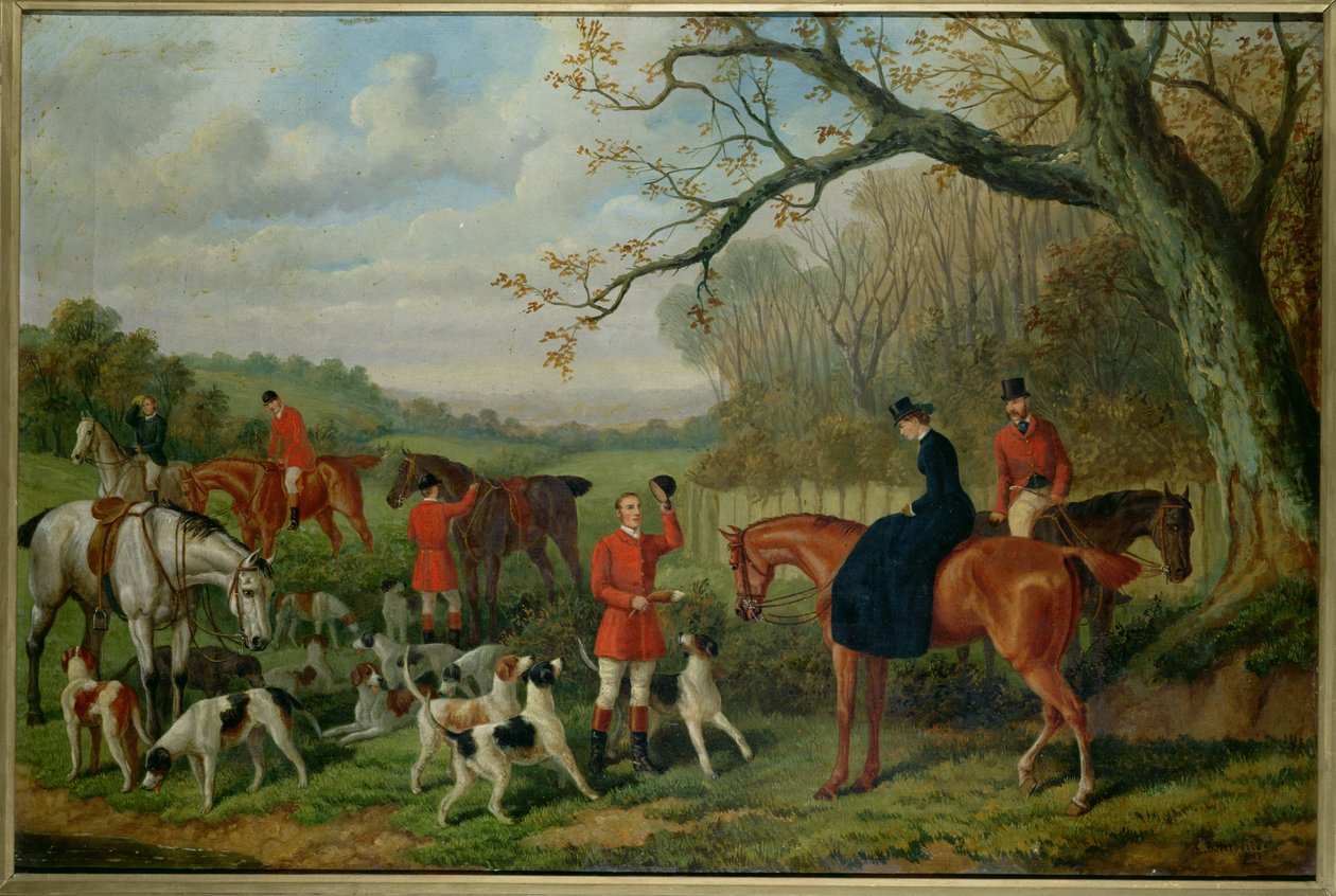 A reunião, 1881 de Edward Benjamin Herberte