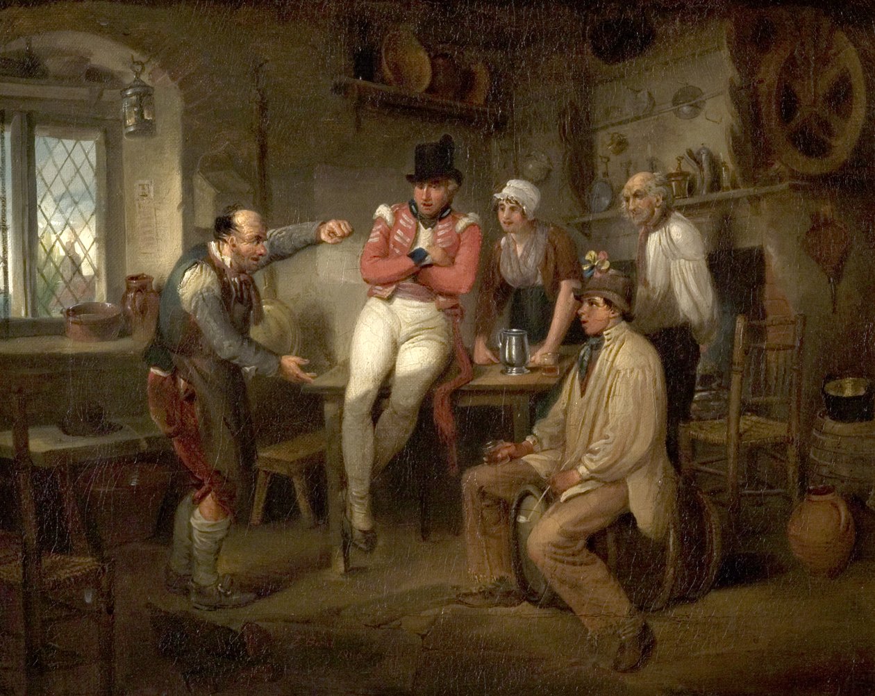 O recruta, 1806 de Edward Bird
