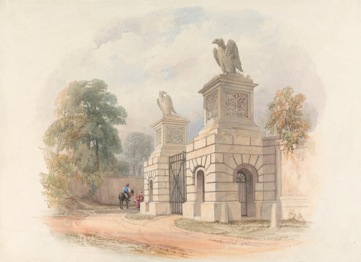 Desenho para um portal de parques de Edward Blore