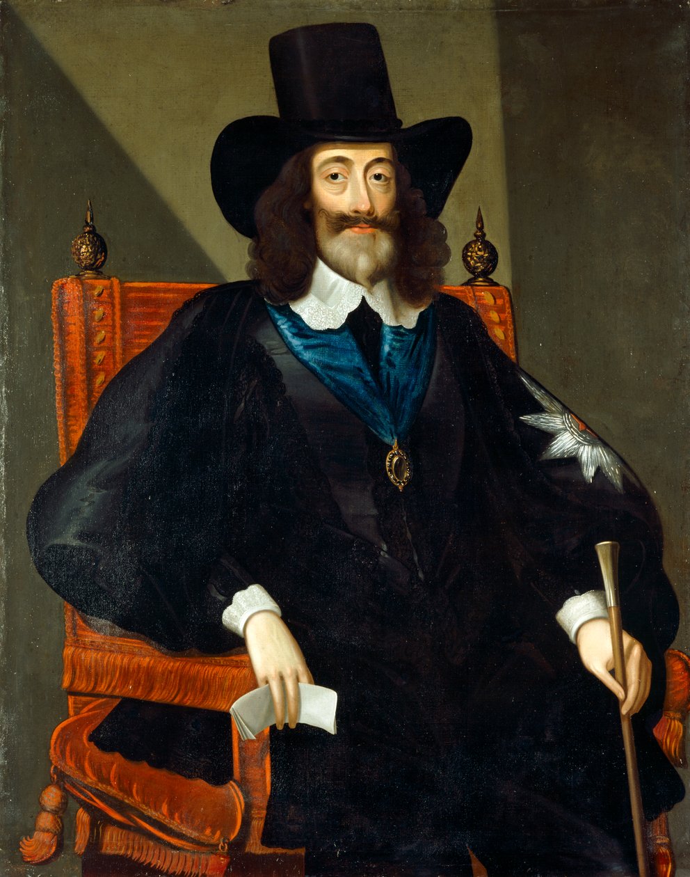 Retrato de Carlos I no seu julgamento de Edward Bower