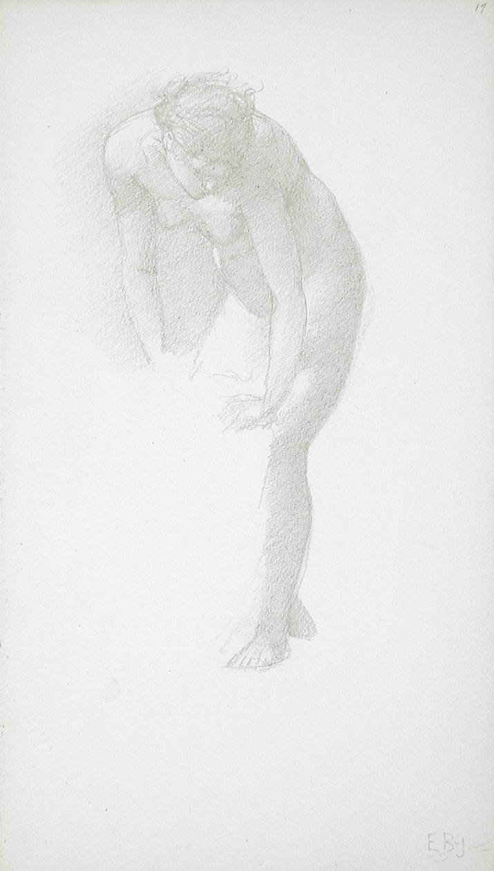 Nu feminino curvado de Edward Burne-Jones