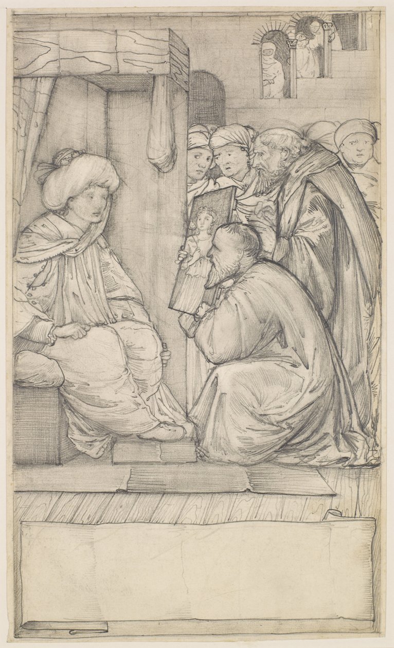 O Conto do Homem de Leis de Chaucer - Conceção de Edward Burne-Jones