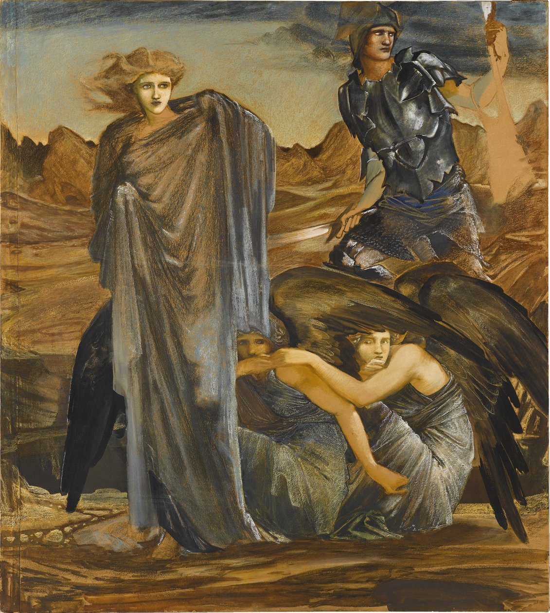 A descoberta da Medusa de Edward Burne-Jones